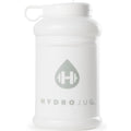 HydroJug Half Gallon Water Bottle 73oz - Refillable, Reusable Jug With Carry Handle - Leakproof Guarantee - Great For On-The-Go Hydration - Dishwasher Safe, BPA Free, White (Pro Jug V2)