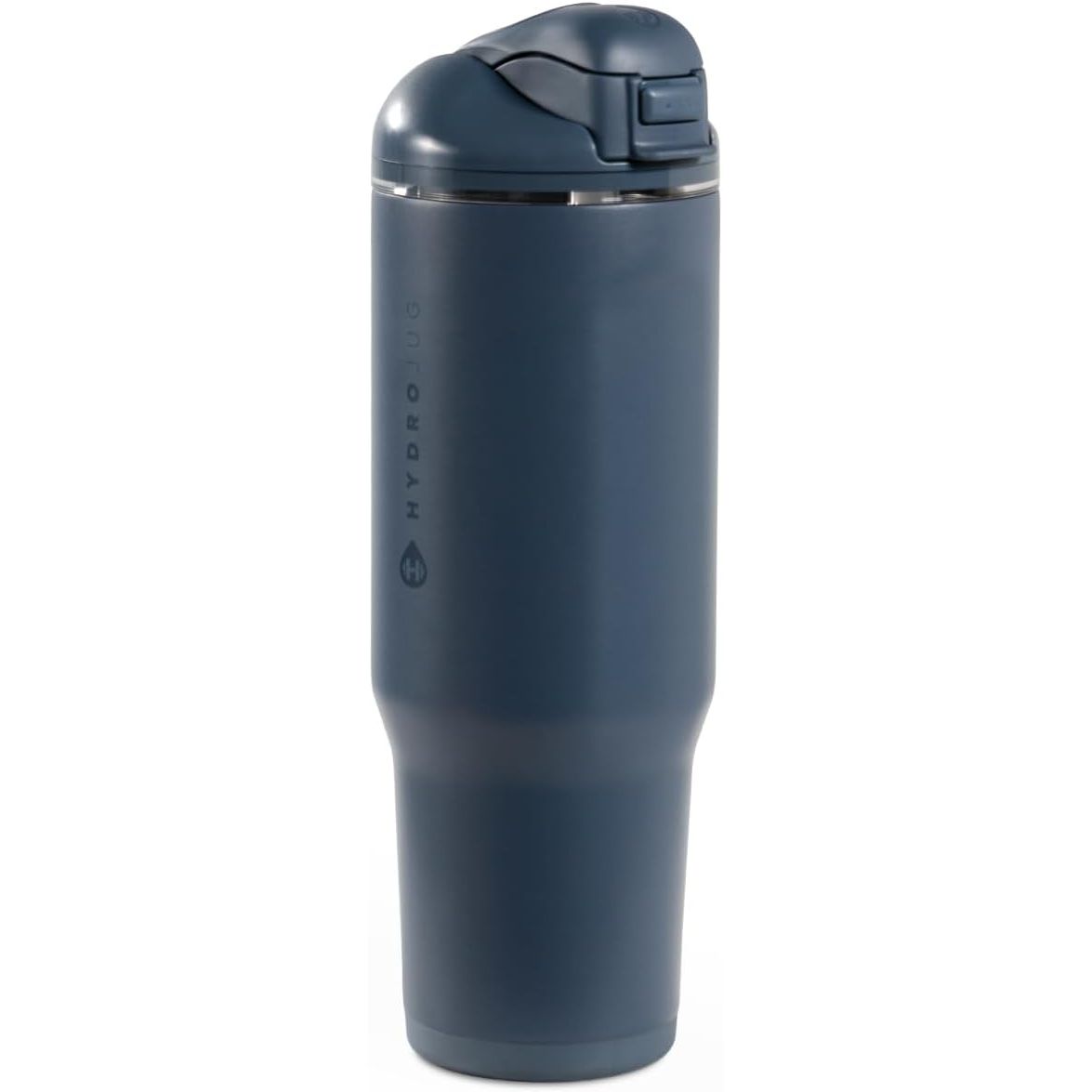 HydroJug Ease2o Water Bottle with Straw & Chug Lid, Stainless Steel, Vented Cap to Help Reduce Pressure, Water-Level Window, Cup Holder Friendly, Non-Slip Base – 32oz, Brown Leopard