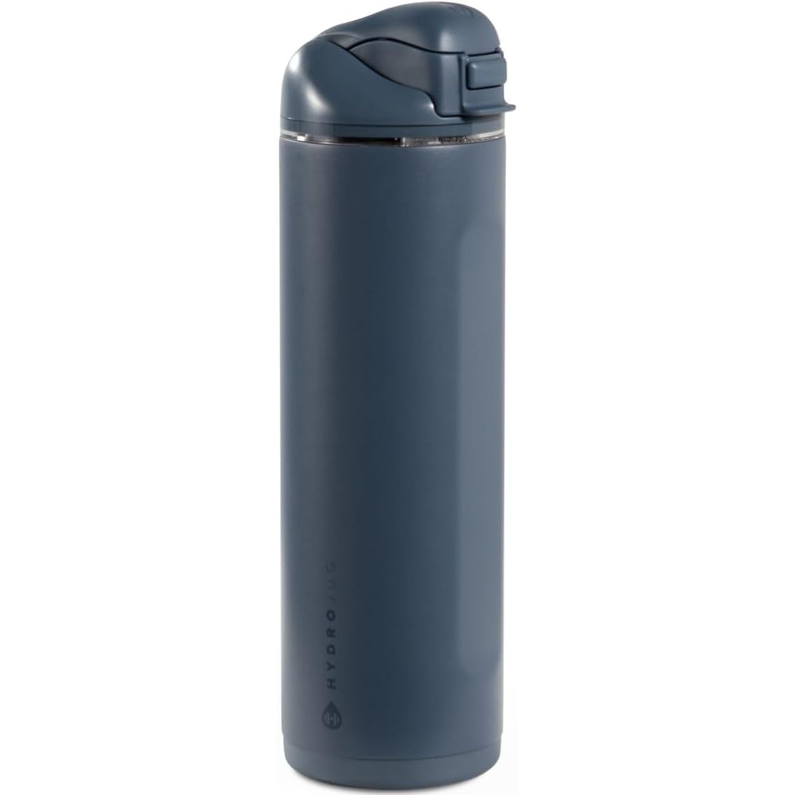 HydroJug Ease2o Water Bottle with Straw & Chug Lid, Stainless Steel, Vented Cap to Help Reduce Pressure, Water-Level Window, Cup Holder Friendly, Non-Slip Base – 32oz, Brown Leopard