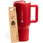 Alumni Red 20oz Traveler + Replacement Straws