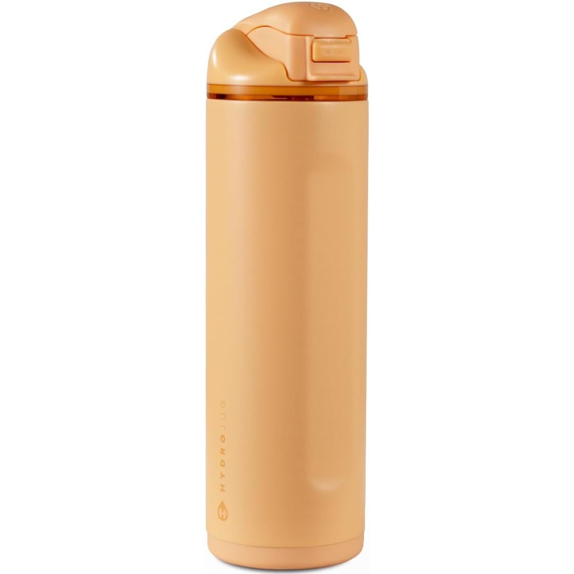 HydroJug Ease2o Water Bottle with Straw & Chug Lid, Stainless Steel, Vented Cap to Help Reduce Pressure, Water-Level Window, Cup Holder Friendly, Non-Slip Base – 32oz, Brown Leopard