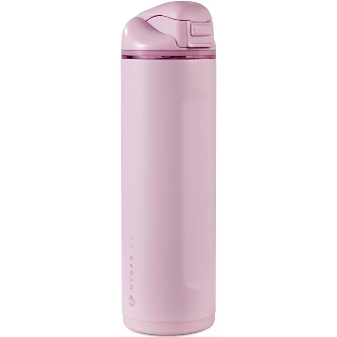 HydroJug Ease2o Water Bottle with Straw & Chug Lid, Stainless Steel, Vented Cap to Help Reduce Pressure, Water-Level Window, Cup Holder Friendly, Non-Slip Base – 32oz, Brown Leopard