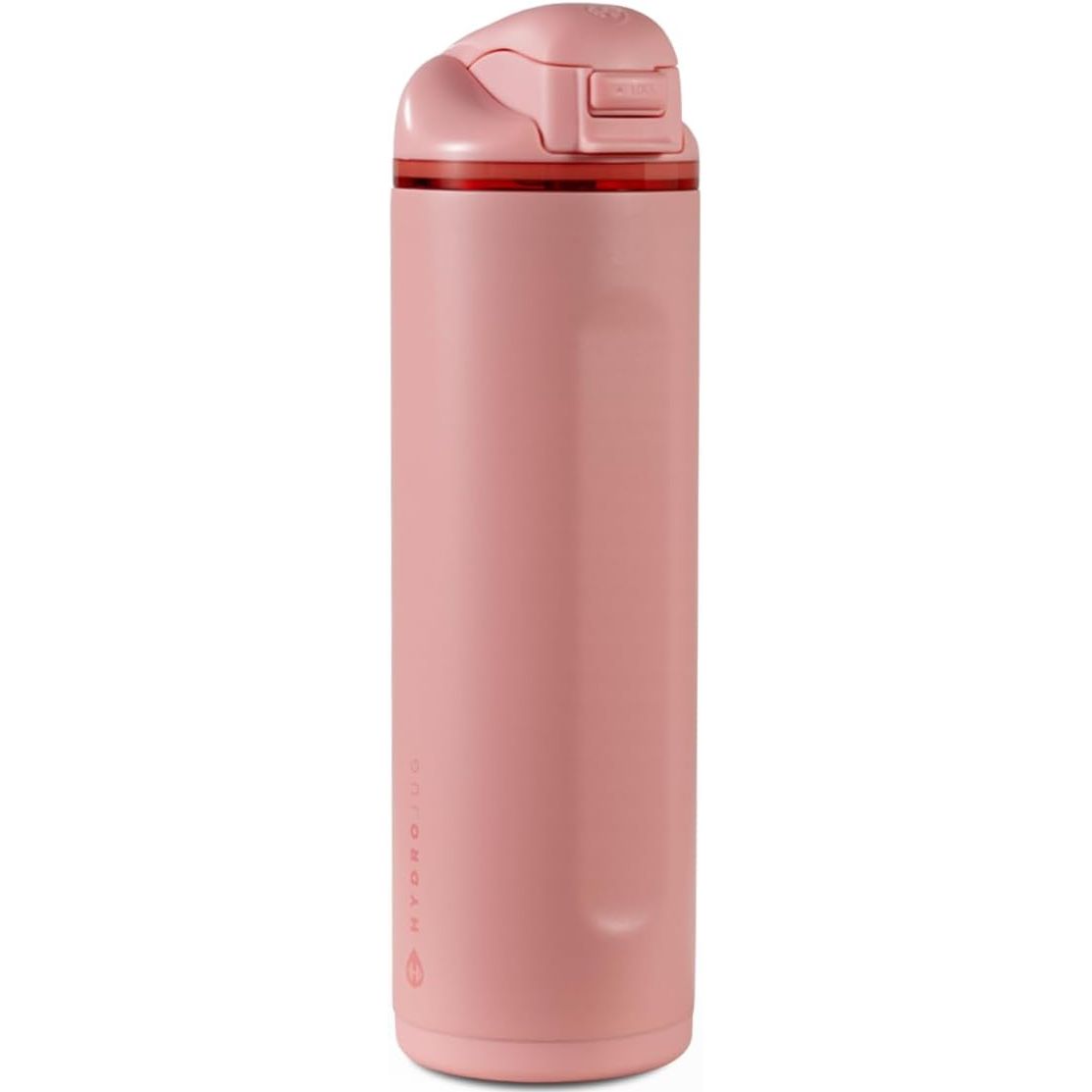 HydroJug Ease2o Water Bottle with Straw & Chug Lid, Stainless Steel, Vented Cap to Help Reduce Pressure, Water-Level Window, Cup Holder Friendly, Non-Slip Base – 32oz, Brown Leopard