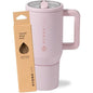 Pink Sand 20oz Traveler + Replacement Straws