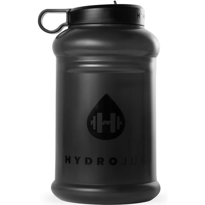 HydroJug Half Gallon Water Bottle 73oz - Refillable, Reusable Jug With Carry Handle - Leakproof Guarantee - Great For On-The-Go Hydration - Dishwasher Safe, BPA Free, White (Pro Jug V2)
