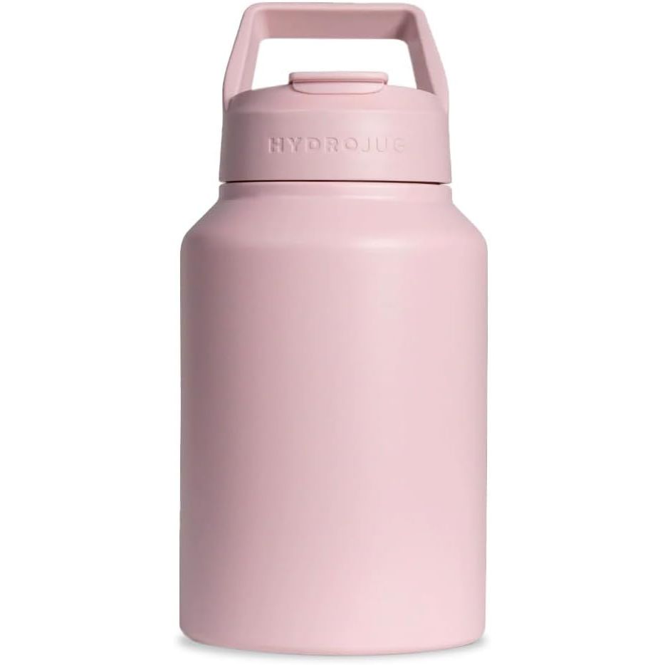 HydroJug Sport - Stainless Steel Tumbler with Straw, Vacuum Insulated, 64oz Leakproof Water Bottle, Ergonomic Design, Reusable, Dishwasher Safe, Rubber Base, Durable for Gym or Outdoors, Sage