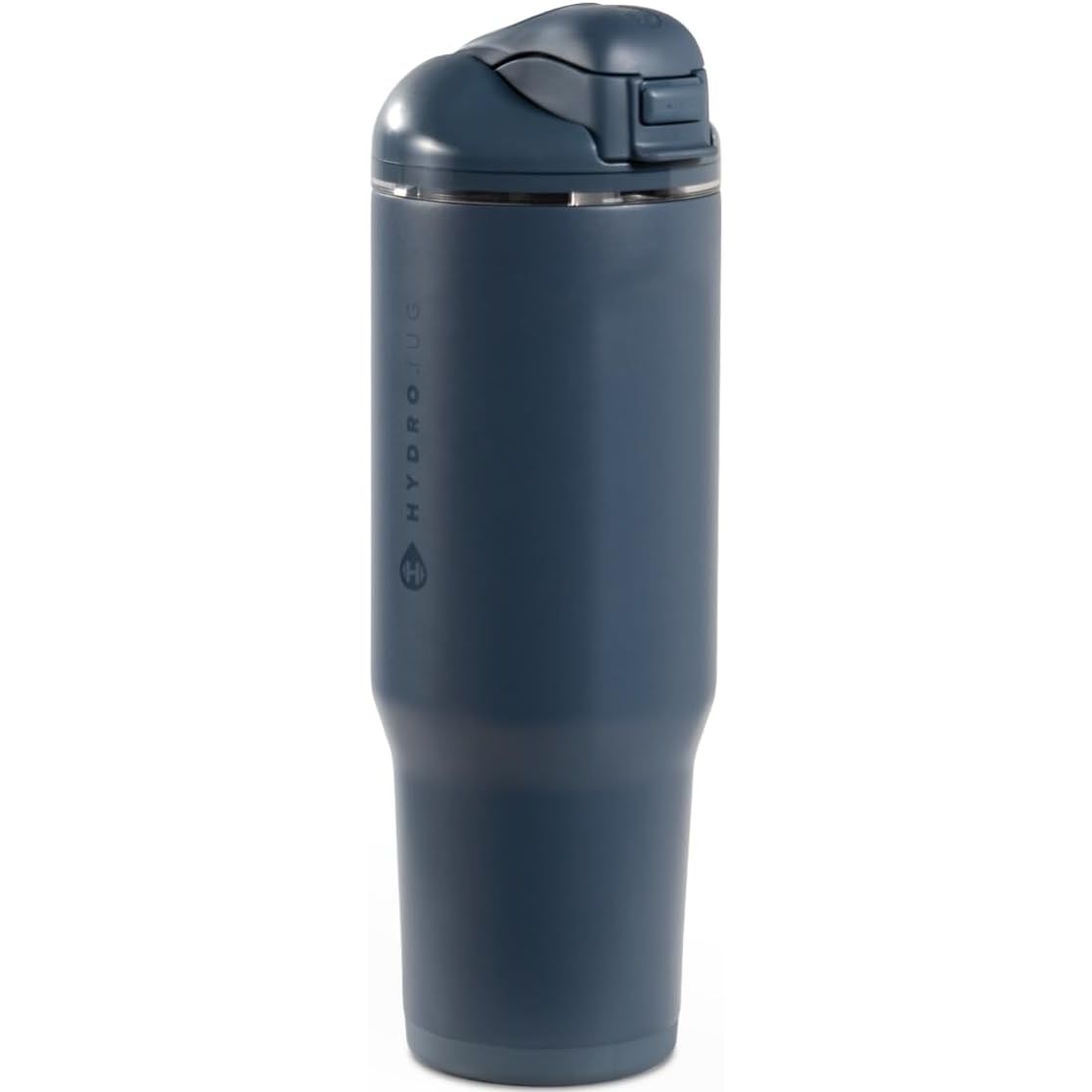 HydroJug Ease2o Water Bottle with Straw & Chug Lid, Stainless Steel, Vented Cap to Help Reduce Pressure, Water-Level Window, Cup Holder Friendly, Non-Slip Base – 32oz, Brown Leopard