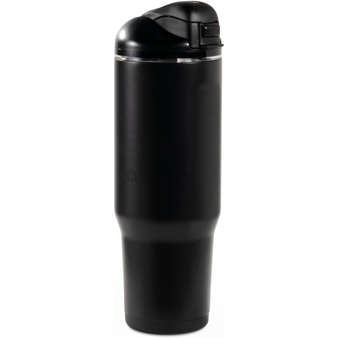 HydroJug Ease2o Water Bottle with Straw & Chug Lid, Stainless Steel, Vented Cap to Help Reduce Pressure, Water-Level Window, Cup Holder Friendly, Non-Slip Base – 32oz, Brown Leopard