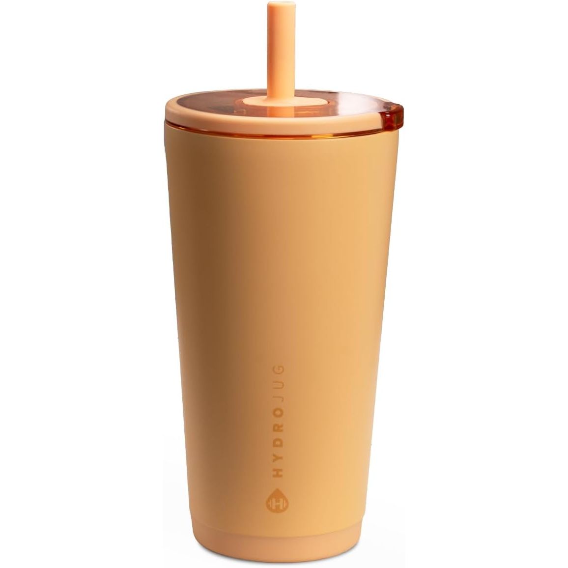 HydroJug Everyday Tumbler 20 oz – Ceramic-Lined Insulated Tumbler with Straw and Soft-Touch Lid, Cup Holder Friendly, Double-Wall Vacuum Insulation, Reusable Travel Cup – Cascade