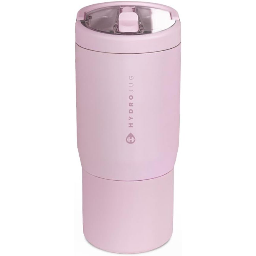 HydroJug Kids 14 oz Sport Water Bottle – Stainless Steel, Insulated, 100% Leakproof, With Carry Handle, BPA-Free – Kid-Friendly Design – Durable & Dishwasher Safe, Primrose