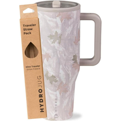 HydroJug Camo 40oz Traveler + Replacement Straws