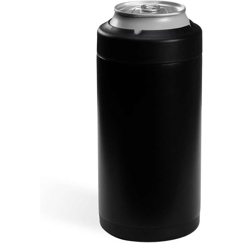 HydroJug Slim Can Cooler - 2-in-1 Insulated Can Cooler Cup - Stainless Steel Slim Can Holder with Non-Slip Rubber Base - Screw-Top Lid - Dishwasher Safe - 12oz, Rodeo