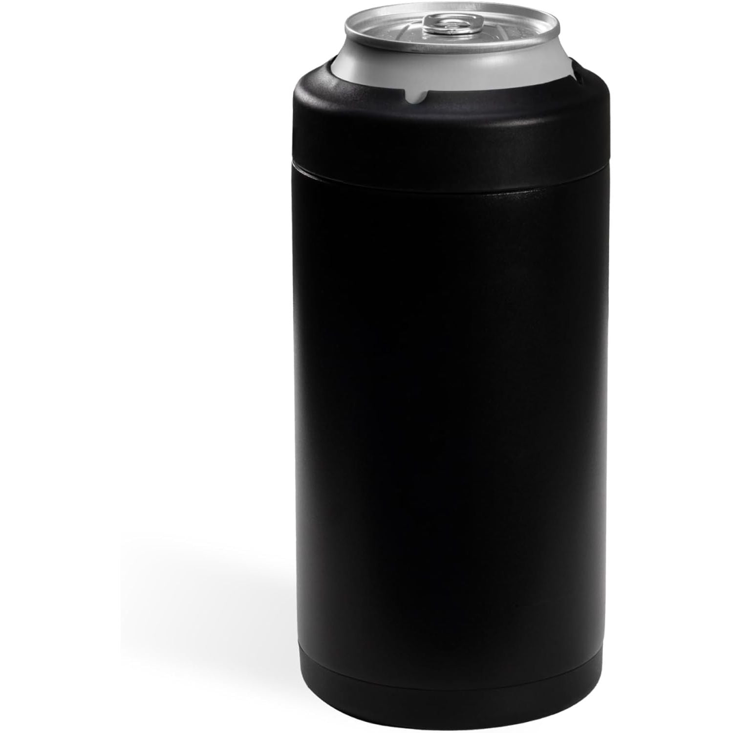 HydroJug Slim Can Cooler - 2-in-1 Insulated Can Cooler Cup - Stainless Steel Slim Can Holder with Non-Slip Rubber Base - Screw-Top Lid - Dishwasher Safe - 12oz, Rodeo