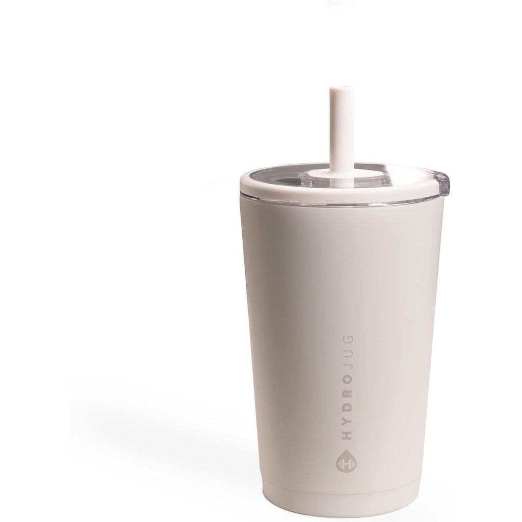 HydroJug Everyday Tumbler 20 oz – Ceramic-Lined Insulated Tumbler with Straw and Soft-Touch Lid, Cup Holder Friendly, Double-Wall Vacuum Insulation, Reusable Travel Cup – Cascade