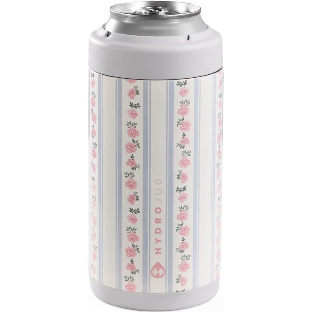 HydroJug Slim Can Cooler - 2-in-1 Insulated Can Cooler Cup - Stainless Steel Slim Can Holder with Non-Slip Rubber Base - Screw-Top Lid - Dishwasher Safe - 12oz, Rodeo