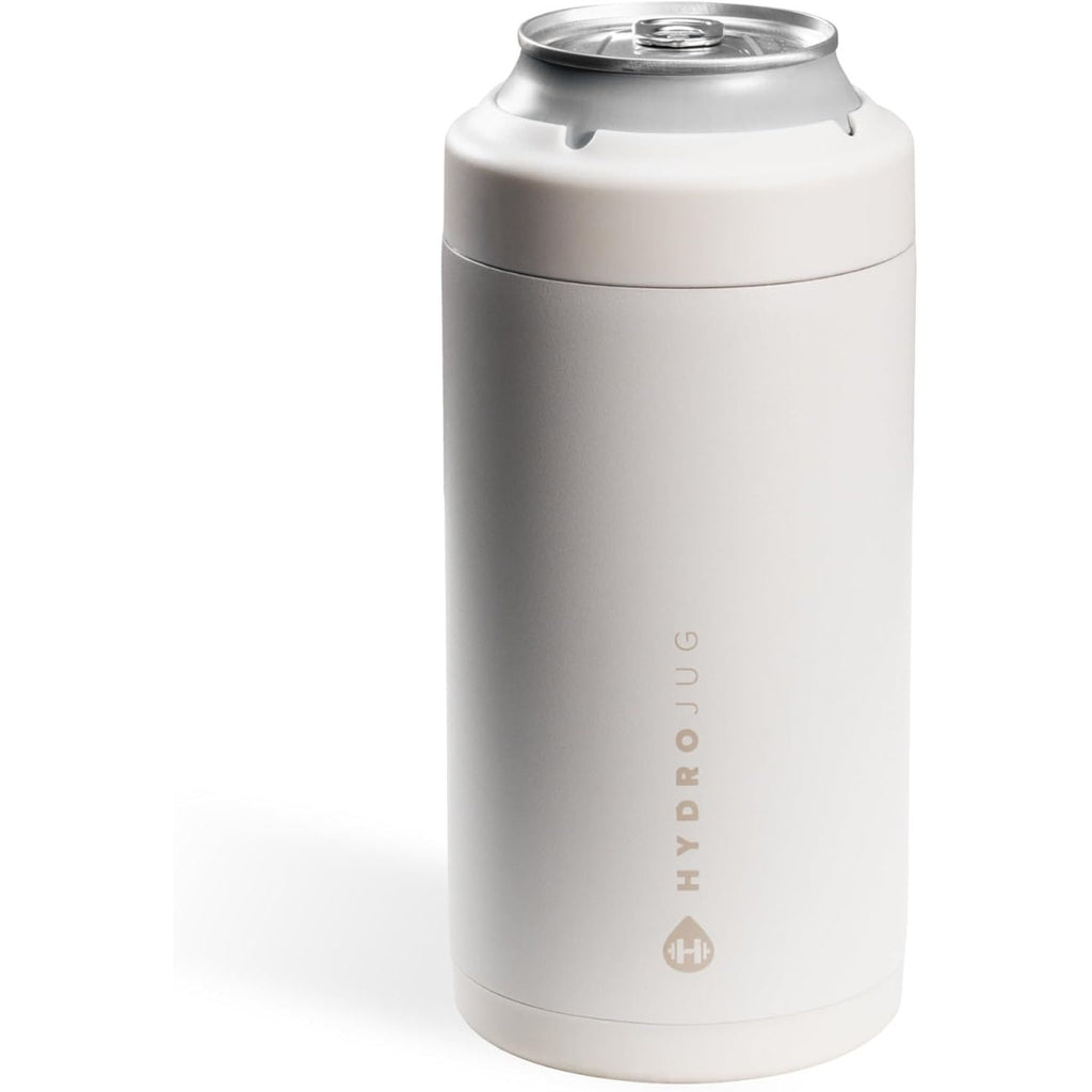 HydroJug Slim Can Cooler - 2-in-1 Insulated Can Cooler Cup - Stainless Steel Slim Can Holder with Non-Slip Rubber Base - Screw-Top Lid - Dishwasher Safe - 12oz, Rodeo