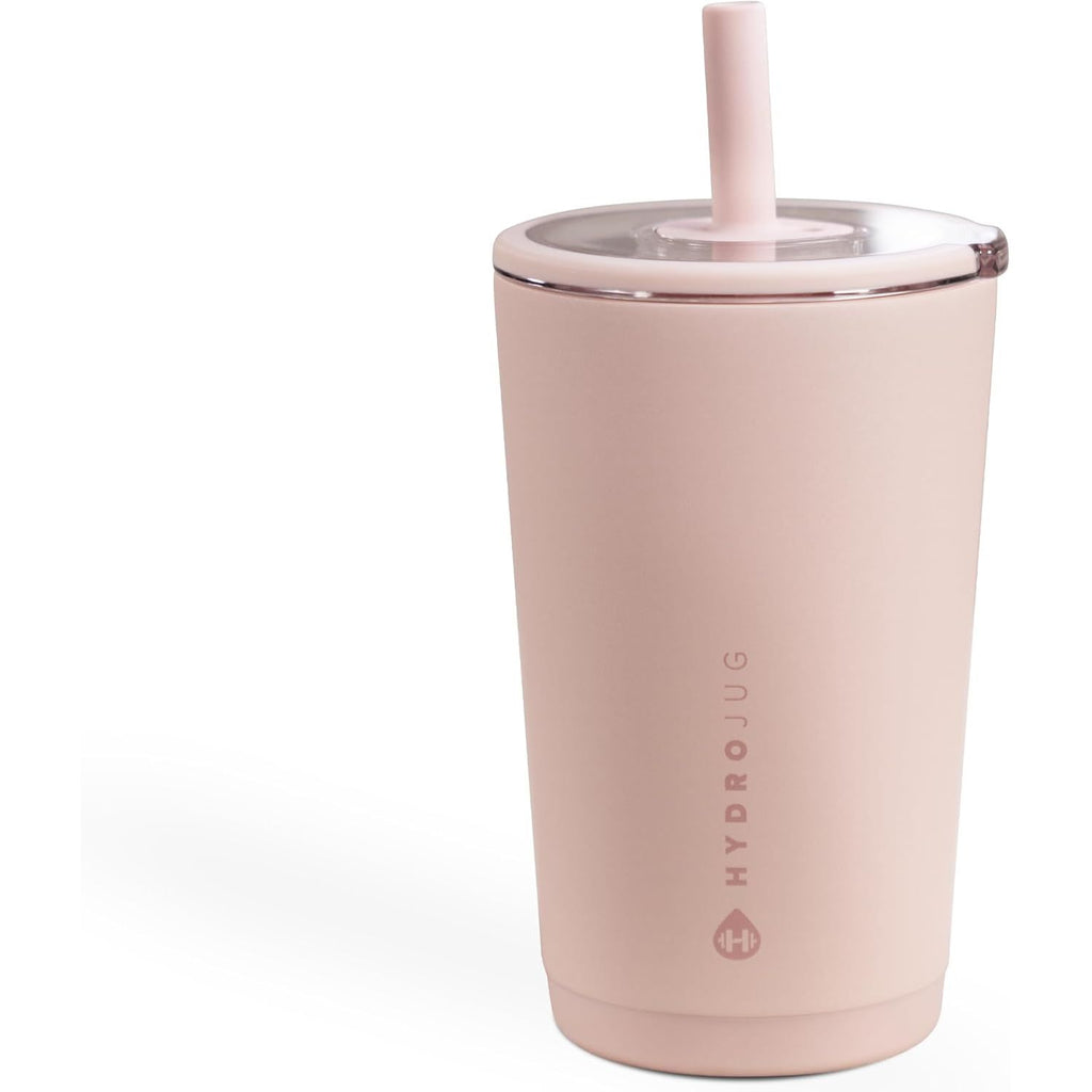 HydroJug Everyday Tumbler 20 oz – Ceramic-Lined Insulated Tumbler with Straw and Soft-Touch Lid, Cup Holder Friendly, Double-Wall Vacuum Insulation, Reusable Travel Cup – Cascade