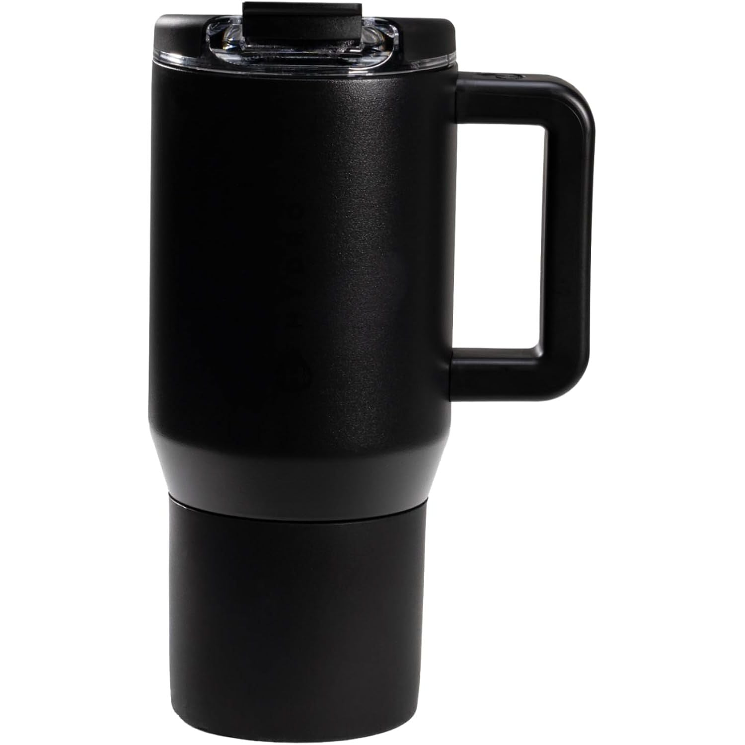 HydroJug Coffee Traveler 20 oz - Leak-Resistant, Ceramic-Lined Insulated Travel Coffee Mug for Hot or Cold Drinks with Flip Lid & Handle, Dishwasher Safe Coffee Tumbler, Brown Leopard