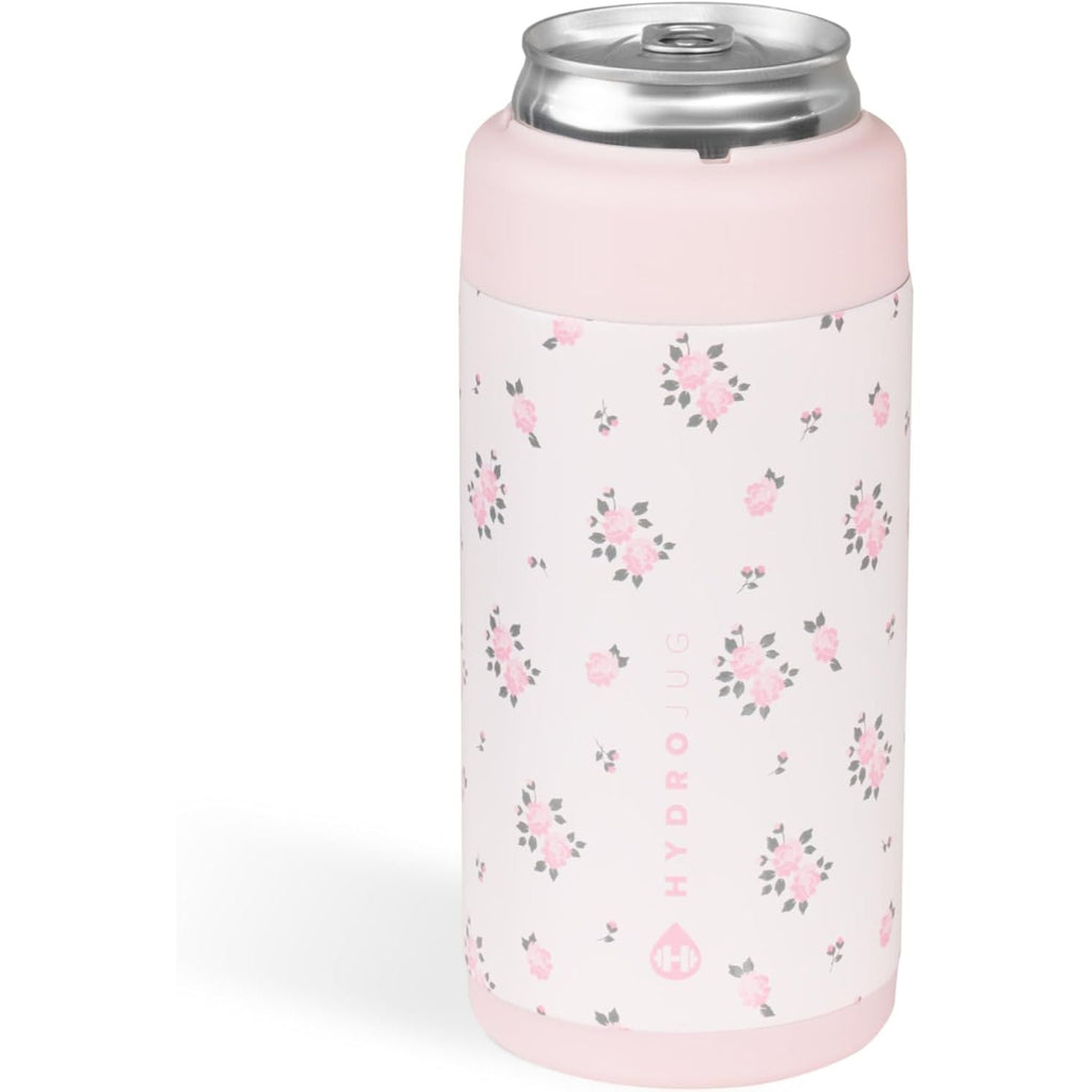 HydroJug Slim Can Cooler - 2-in-1 Insulated Can Cooler Cup - Stainless Steel Slim Can Holder with Non-Slip Rubber Base - Screw-Top Lid - Dishwasher Safe - 12oz, Rodeo