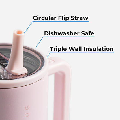 HydroJug Rodeo 40oz Traveler + Replacement Straws