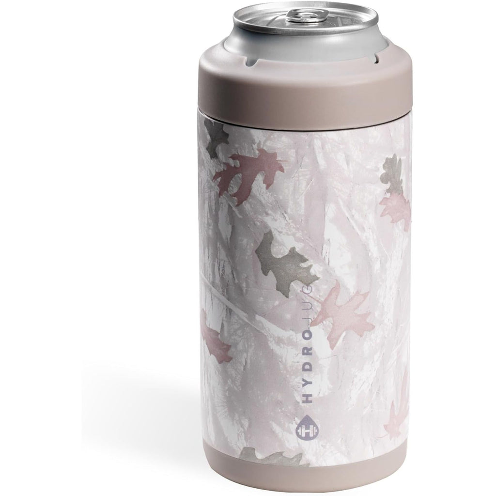 HydroJug Slim Can Cooler - 2-in-1 Insulated Can Cooler Cup - Stainless Steel Slim Can Holder with Non-Slip Rubber Base - Screw-Top Lid - Dishwasher Safe - 12oz, Rodeo