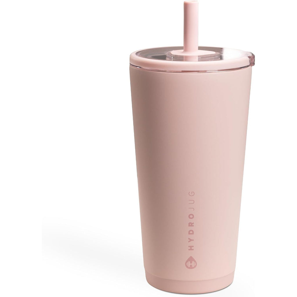 HydroJug Everyday Tumbler 20 oz – Ceramic-Lined Insulated Tumbler with Straw and Soft-Touch Lid, Cup Holder Friendly, Double-Wall Vacuum Insulation, Reusable Travel Cup – Cascade