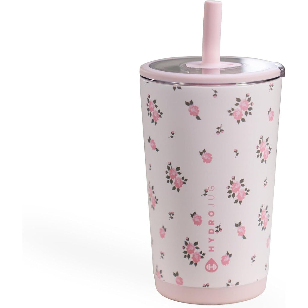 HydroJug Everyday Tumbler 20 oz – Ceramic-Lined Insulated Tumbler with Straw and Soft-Touch Lid, Cup Holder Friendly, Double-Wall Vacuum Insulation, Reusable Travel Cup – Cascade
