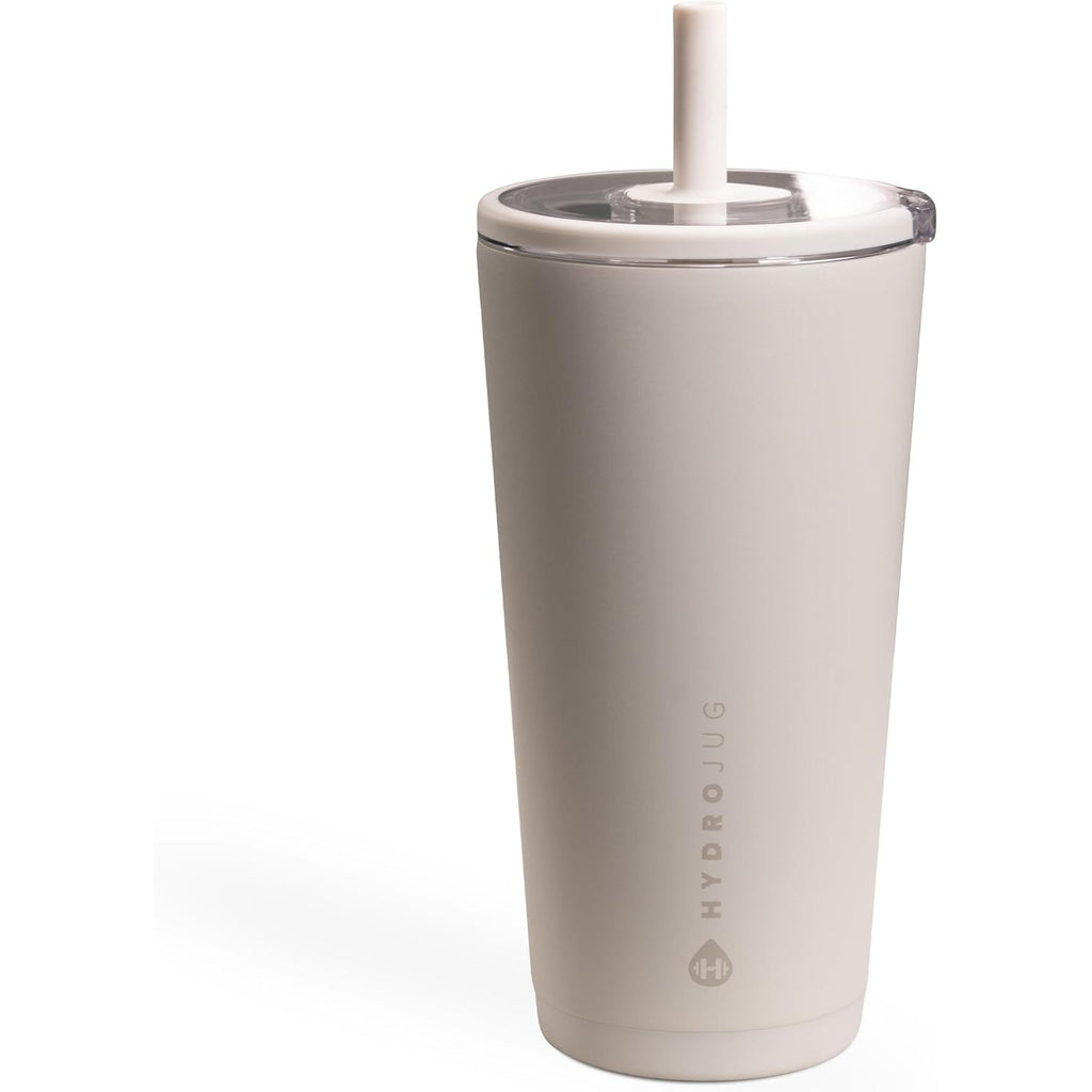 HydroJug Everyday Tumbler 20 oz – Ceramic-Lined Insulated Tumbler with Straw and Soft-Touch Lid, Cup Holder Friendly, Double-Wall Vacuum Insulation, Reusable Travel Cup – Cascade
