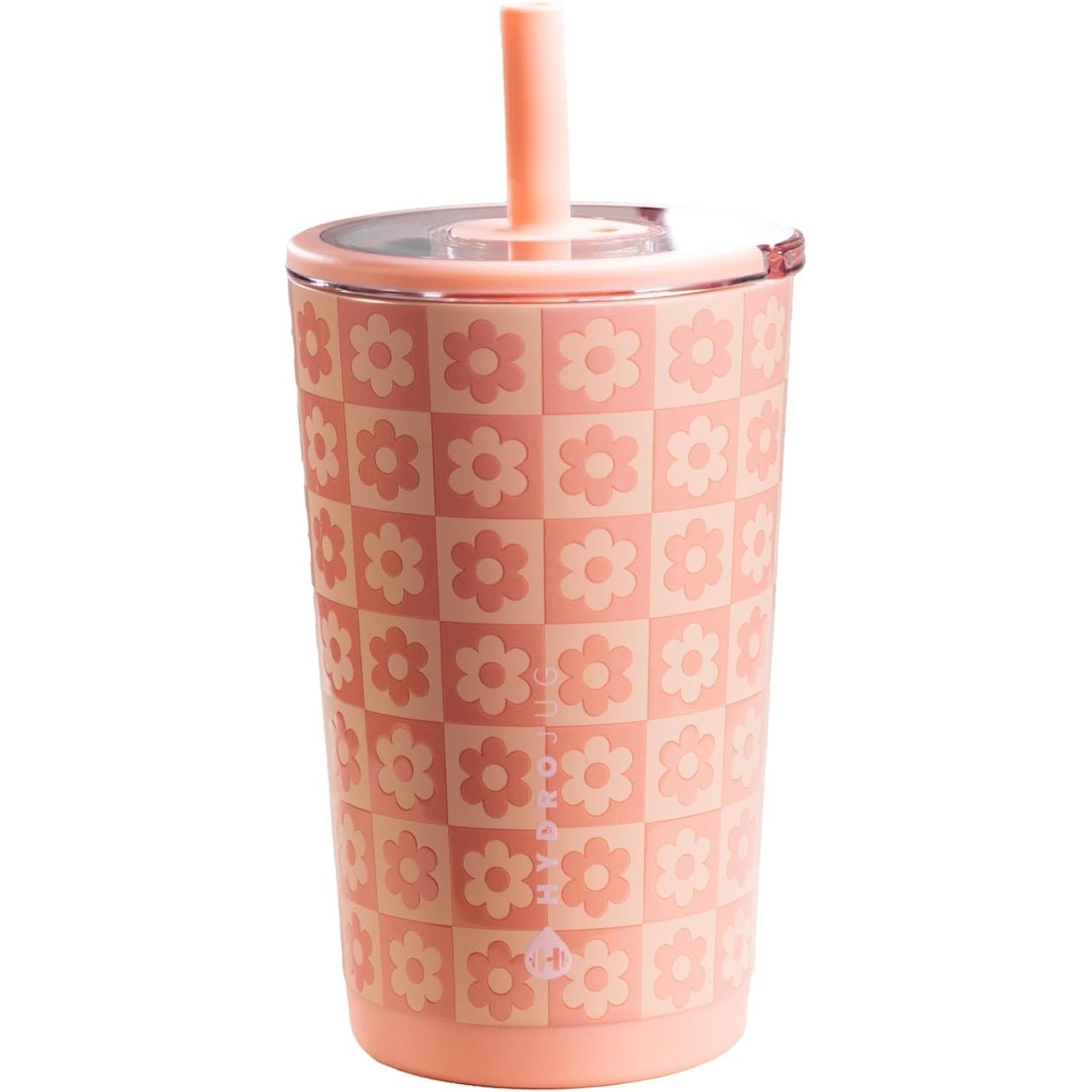 HydroJug Everyday Tumbler 20 oz – Ceramic-Lined Insulated Tumbler with Straw and Soft-Touch Lid, Cup Holder Friendly, Double-Wall Vacuum Insulation, Reusable Travel Cup – Cascade