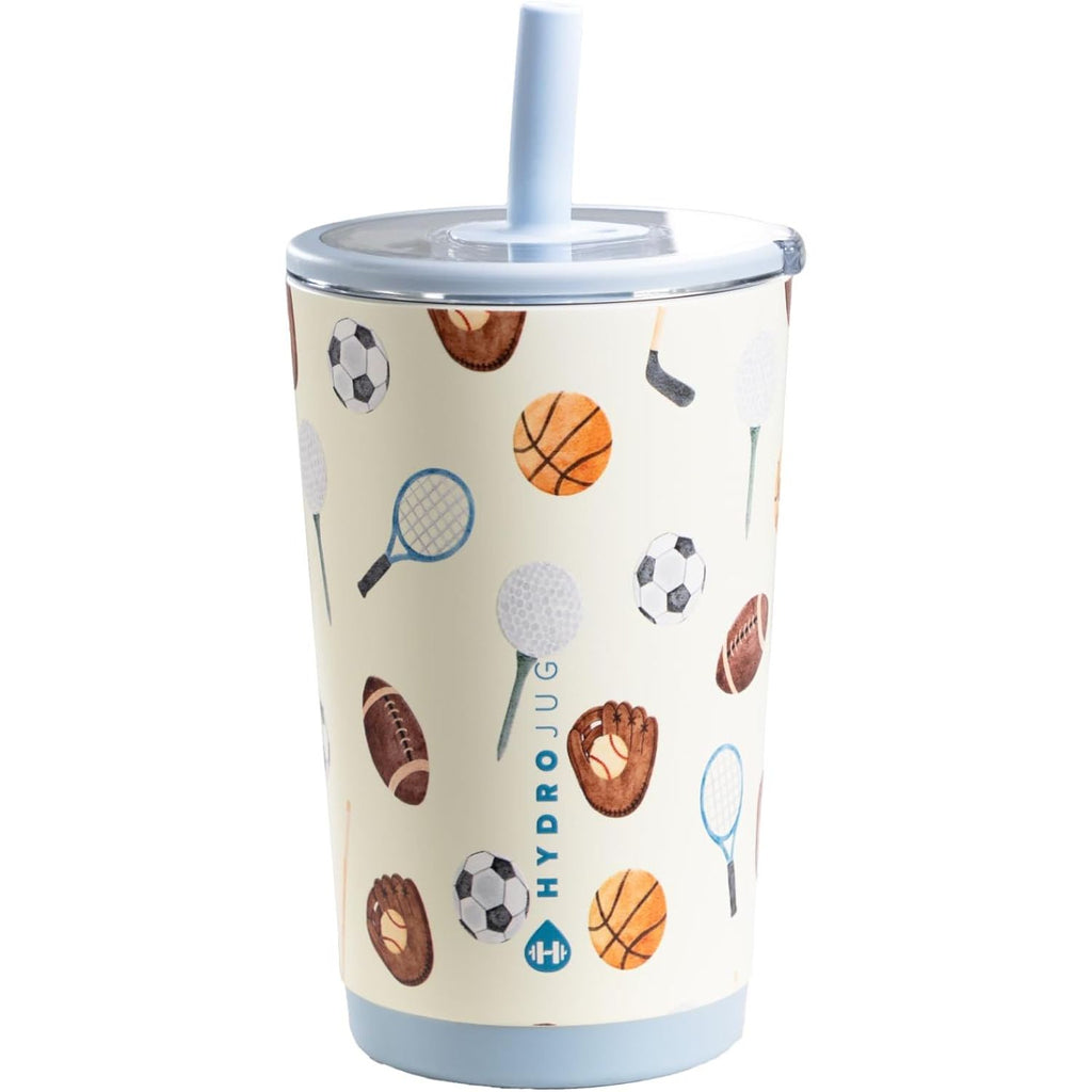 HydroJug Everyday Tumbler 20 oz – Ceramic-Lined Insulated Tumbler with Straw and Soft-Touch Lid, Cup Holder Friendly, Double-Wall Vacuum Insulation, Reusable Travel Cup – Cascade