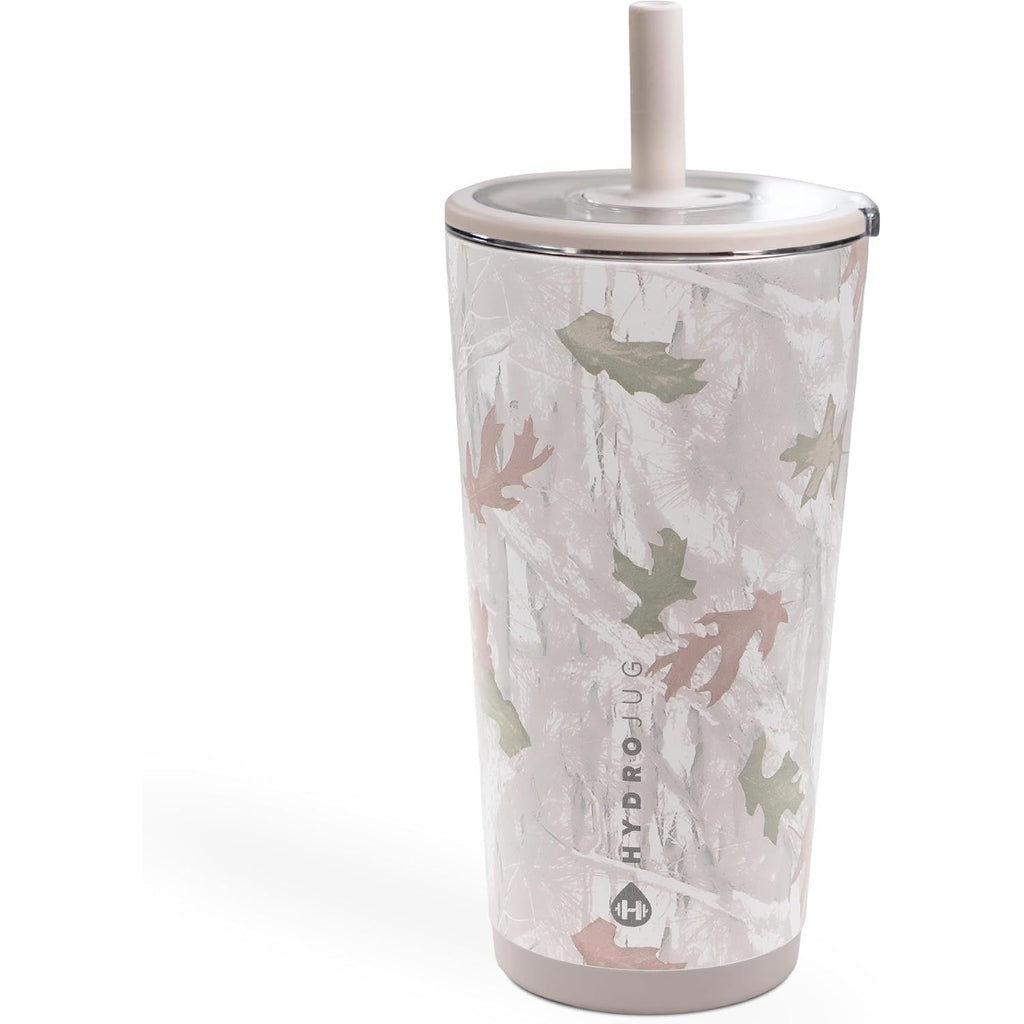 HydroJug Everyday Tumbler 20 oz – Ceramic-Lined Insulated Tumbler with Straw and Soft-Touch Lid, Cup Holder Friendly, Double-Wall Vacuum Insulation, Reusable Travel Cup – Cascade