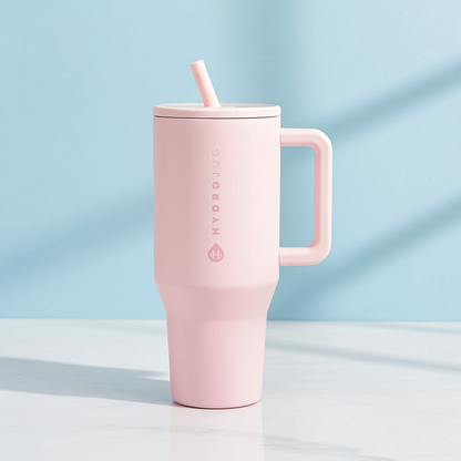 HydroJug - Pink Sand 40oz Traveler + Dusty Rose Everyday Tumbler 14oz